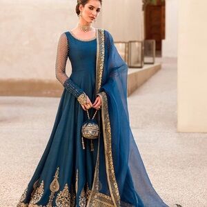 Faiza Saqlain Pakistani Designer Wedding Dress 3 Pc New